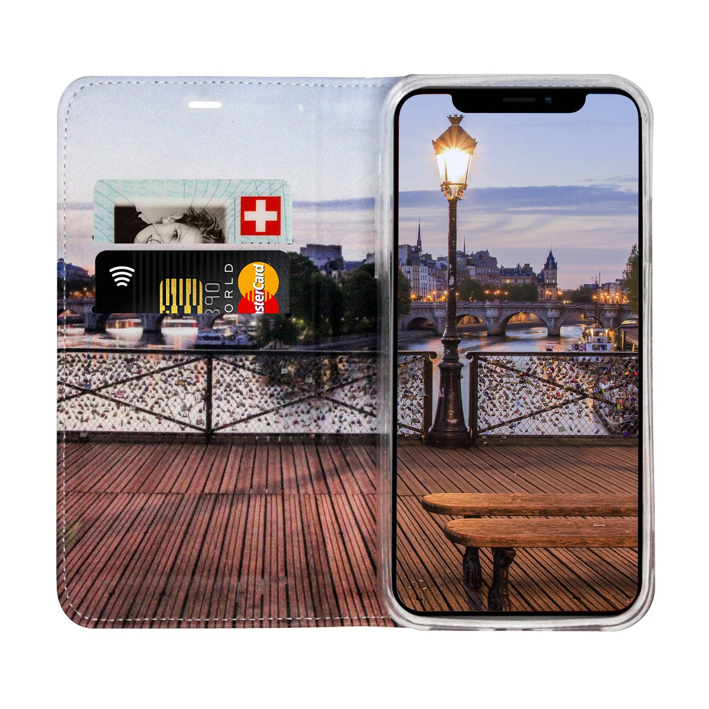 Paris City Panorama Case für iPhone X/XS