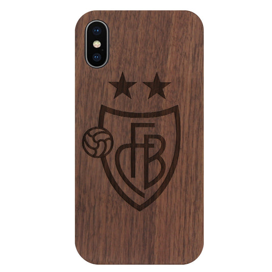FCB Eden case made of walnut wood for iPhone X/XS