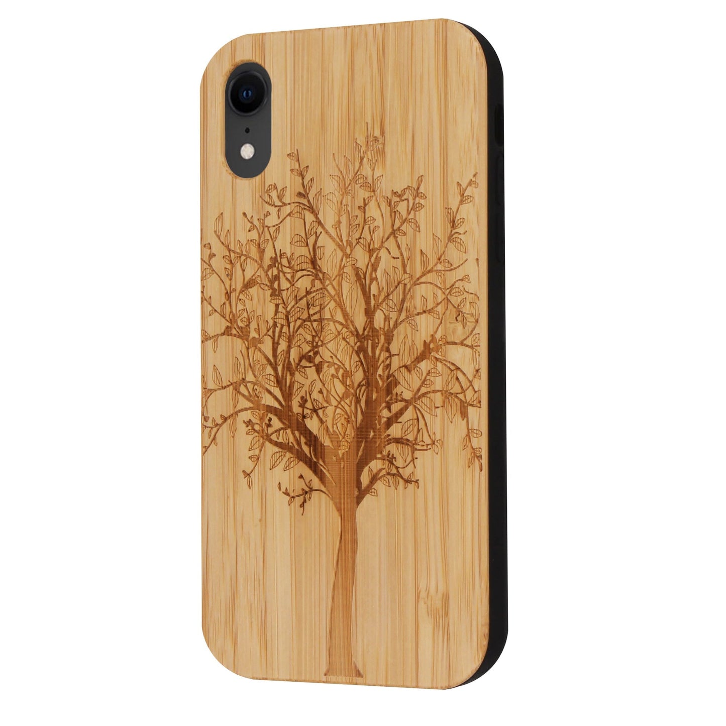 Lebensbaum Eden Case aus Bambus für iPhone XR