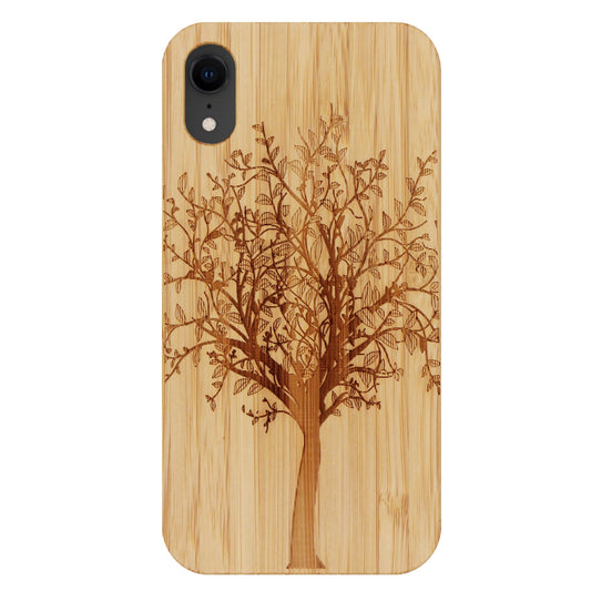 Tree of Life Eden Case made of bamboo for iPhone XR