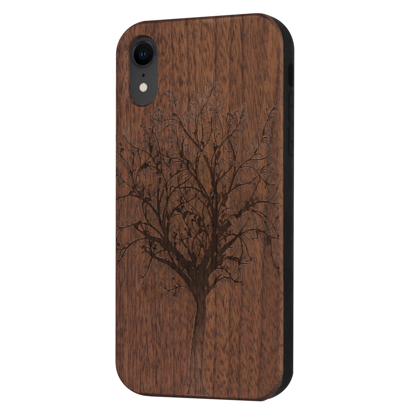 Lebensbaum Eden Case aus Nussbaumholz für iPhone XR