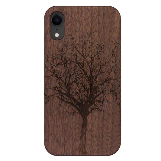 Lebensbaum Eden Case aus Nussbaumholz für iPhone XR
