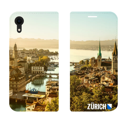 Zürich City von Oben Panorama Case für iPhone XR