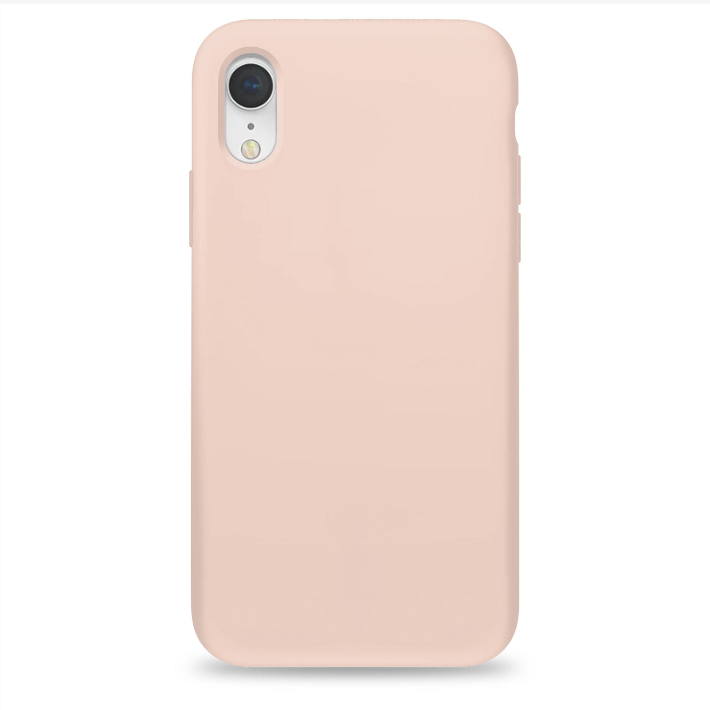 Coque en silicone rose sable pour iPhone et Samsung