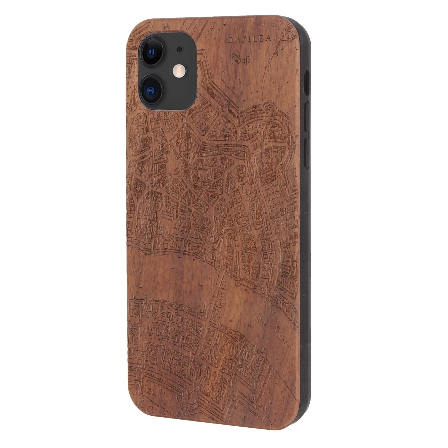 Basel Merian Eden Case aus Nussbaumholz für iPhone 11