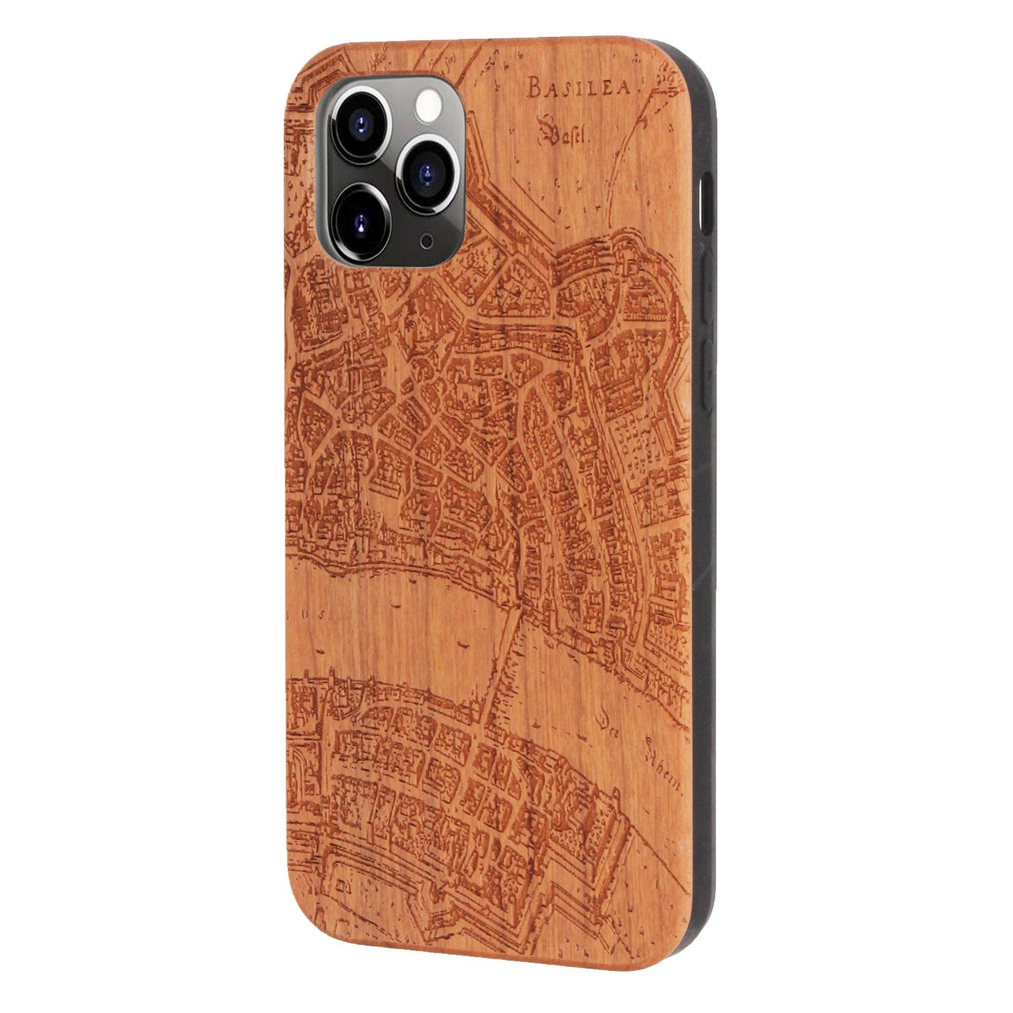 Basel Merian Eden case made of cherry wood for iPhone 11 Pro Max