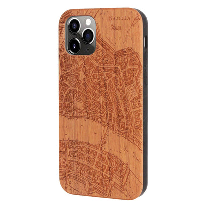 Coque Basel Merian Eden en bois de cerisier pour iPhone 11 Pro Max