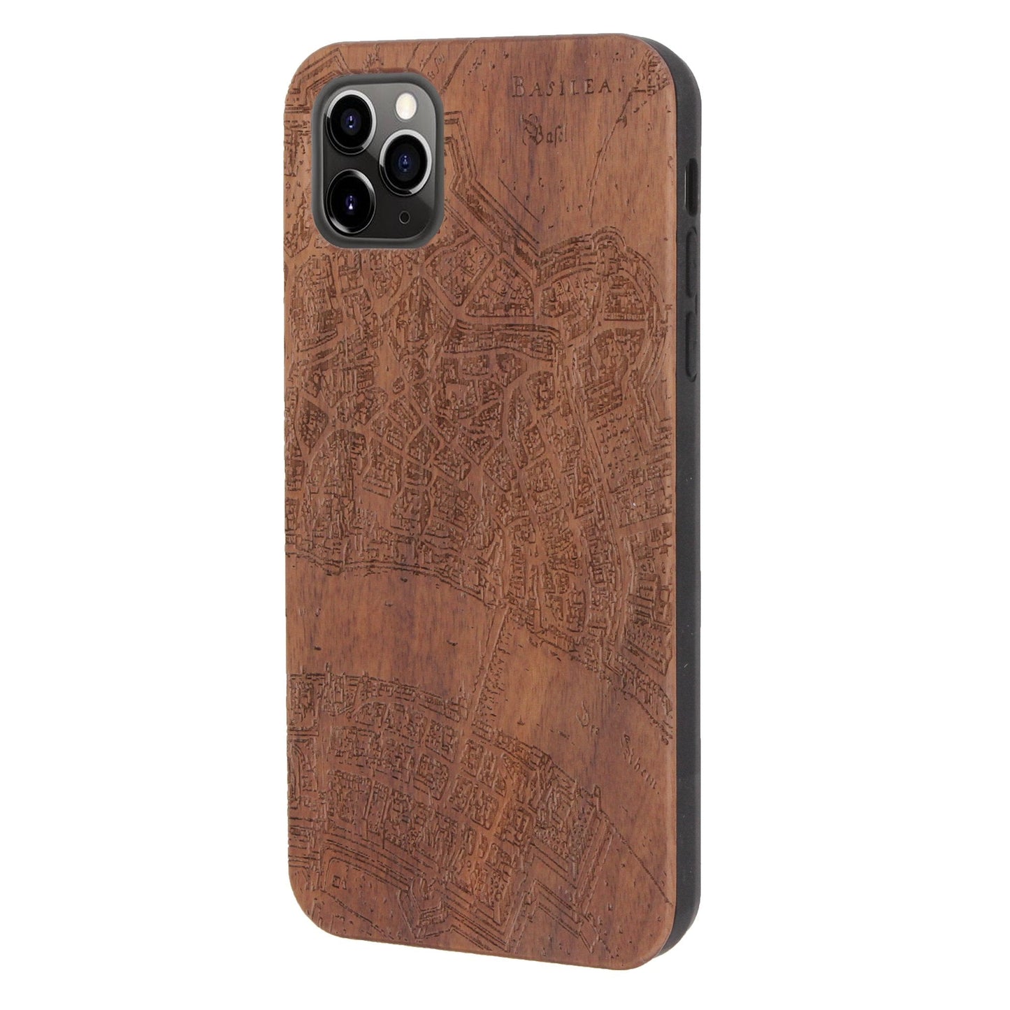 Basel Merian Eden Case aus Nussbaumholz für iPhone 11 Pro
