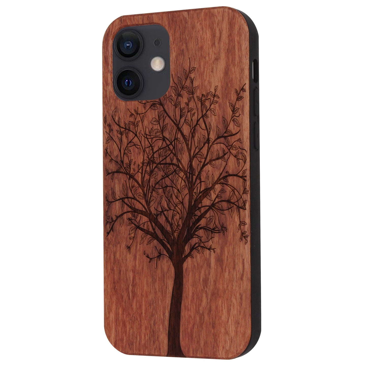 Lebensbaum Eden Case aus Rosenholz für iPhone 12 Mini