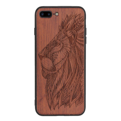 Löwe Eden Case aus Rosenholz für iPhone 6/6S/7/8 Plus