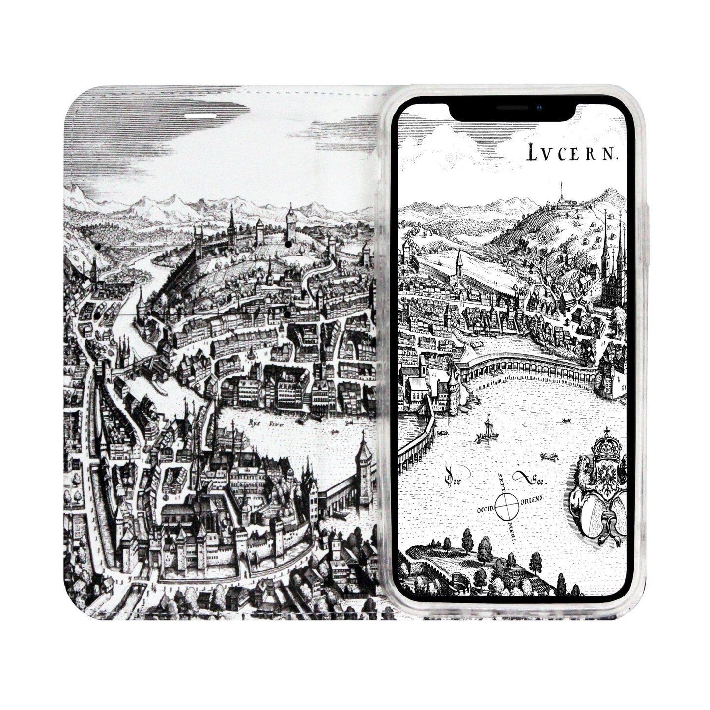 Luzern City Panorama Case für iPhone XR
