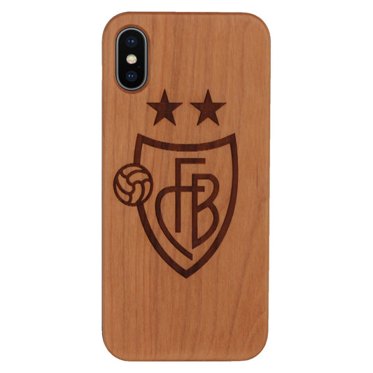 FCB Eden case made of cherry wood for iPhone X/XS