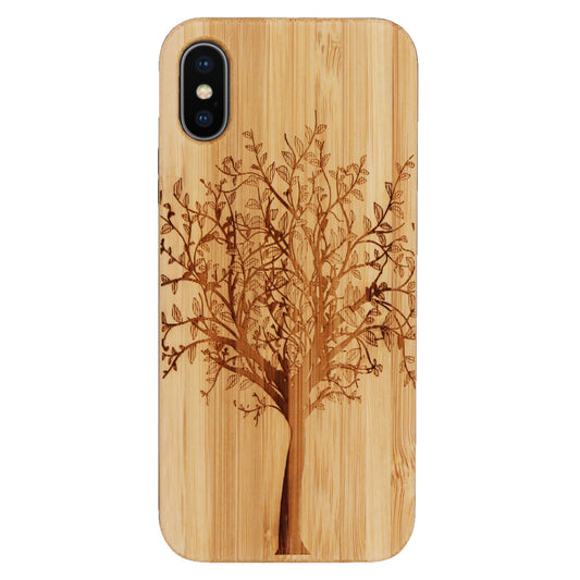 Coque en bambou Tree of Life Eden pour iPhone XS Max