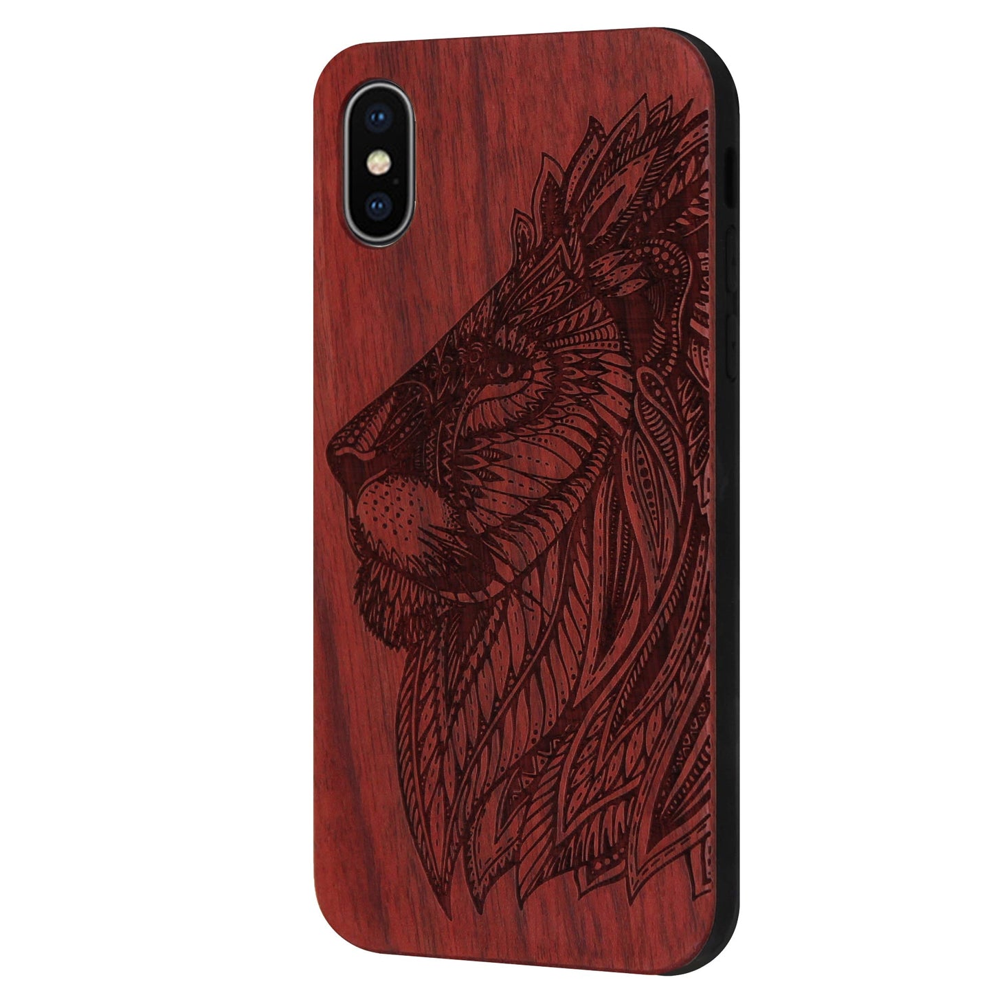 Coque Eden Lion Bois de Rose pour iPhone XS Max