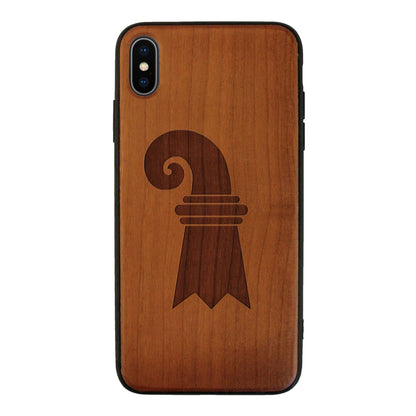 Bastone di Basilea Eden Case in ciliegio per iPhone und Samsung