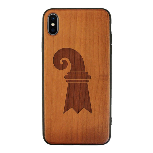 Baslerstab Eden case made of cherry wood for iPhone X/XS