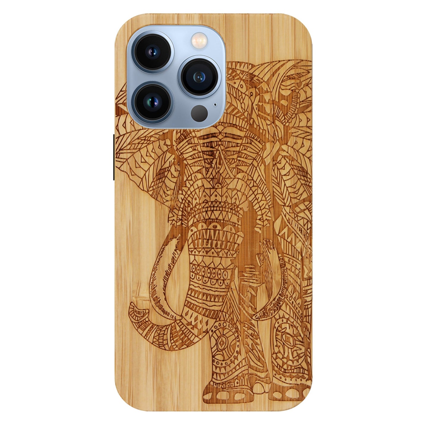 Elefant Eden Case aus Bambus für iPhone 13 Pro