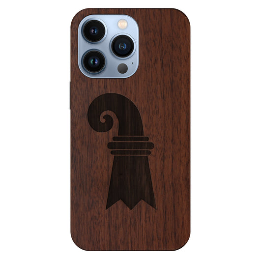 Baslerstab Eden case made of walnut wood for iPhone 13 Pro