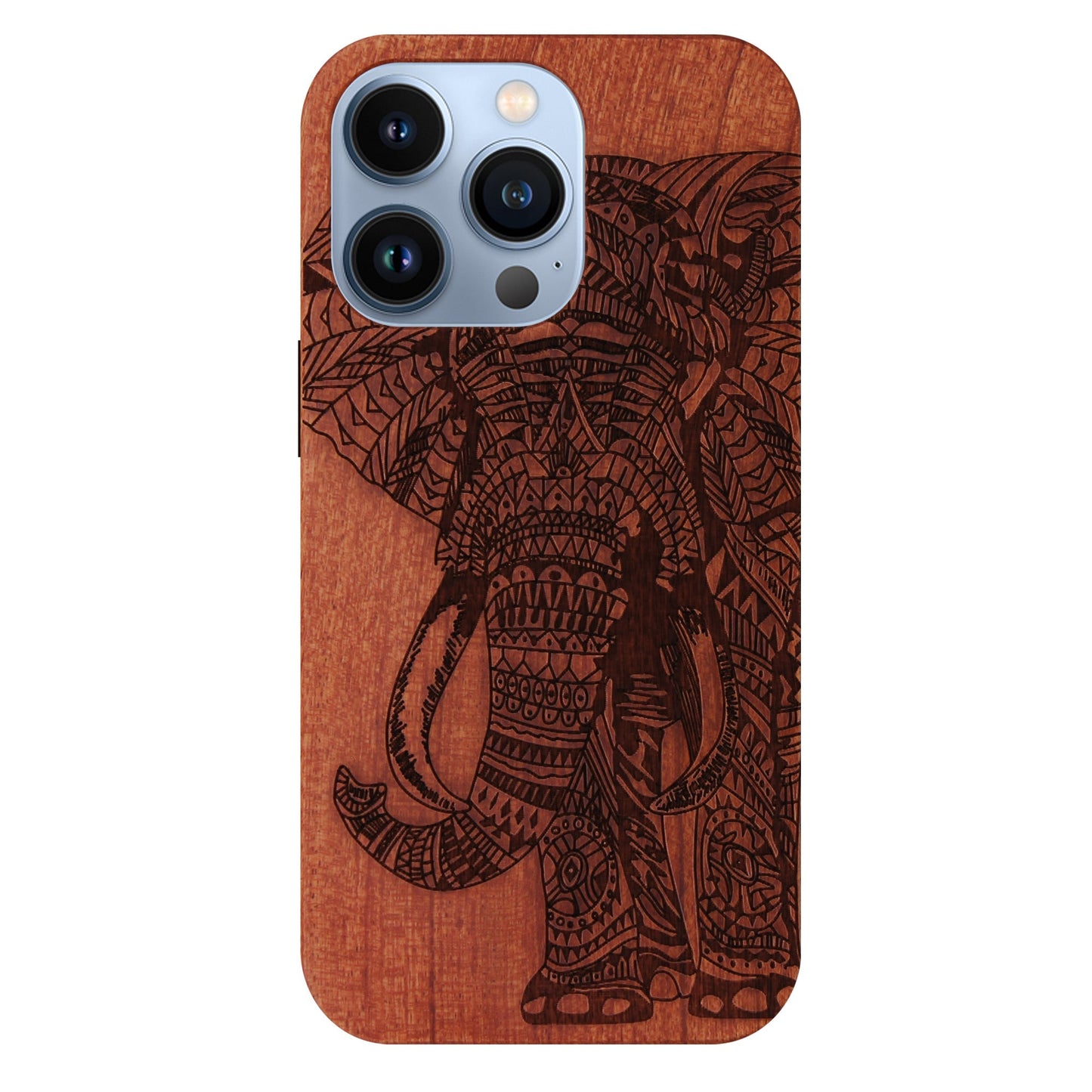 Elefant Eden Case aus Rosenholz für iPhone 13 Pro