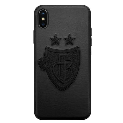 FCB schwarz Stitch Case für iPhone X/XS