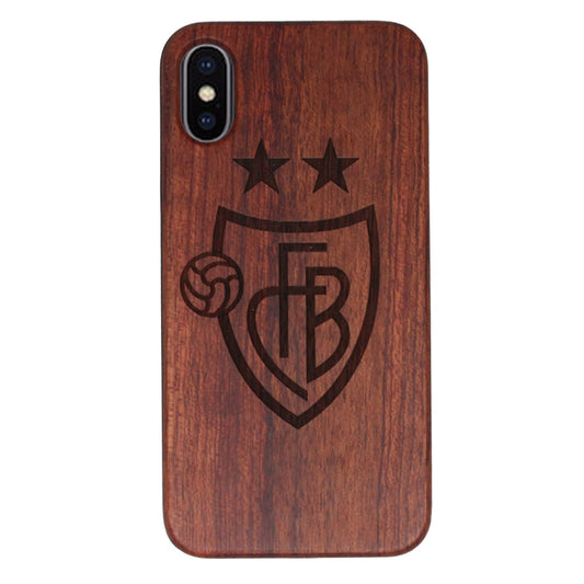 FC Basel Eden Rosenholz Case für das iPhone X/XS