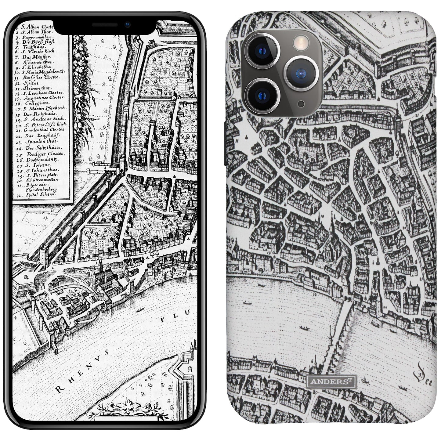 Basel Merian 360° Deluxe Case für iPhone 11 Pro