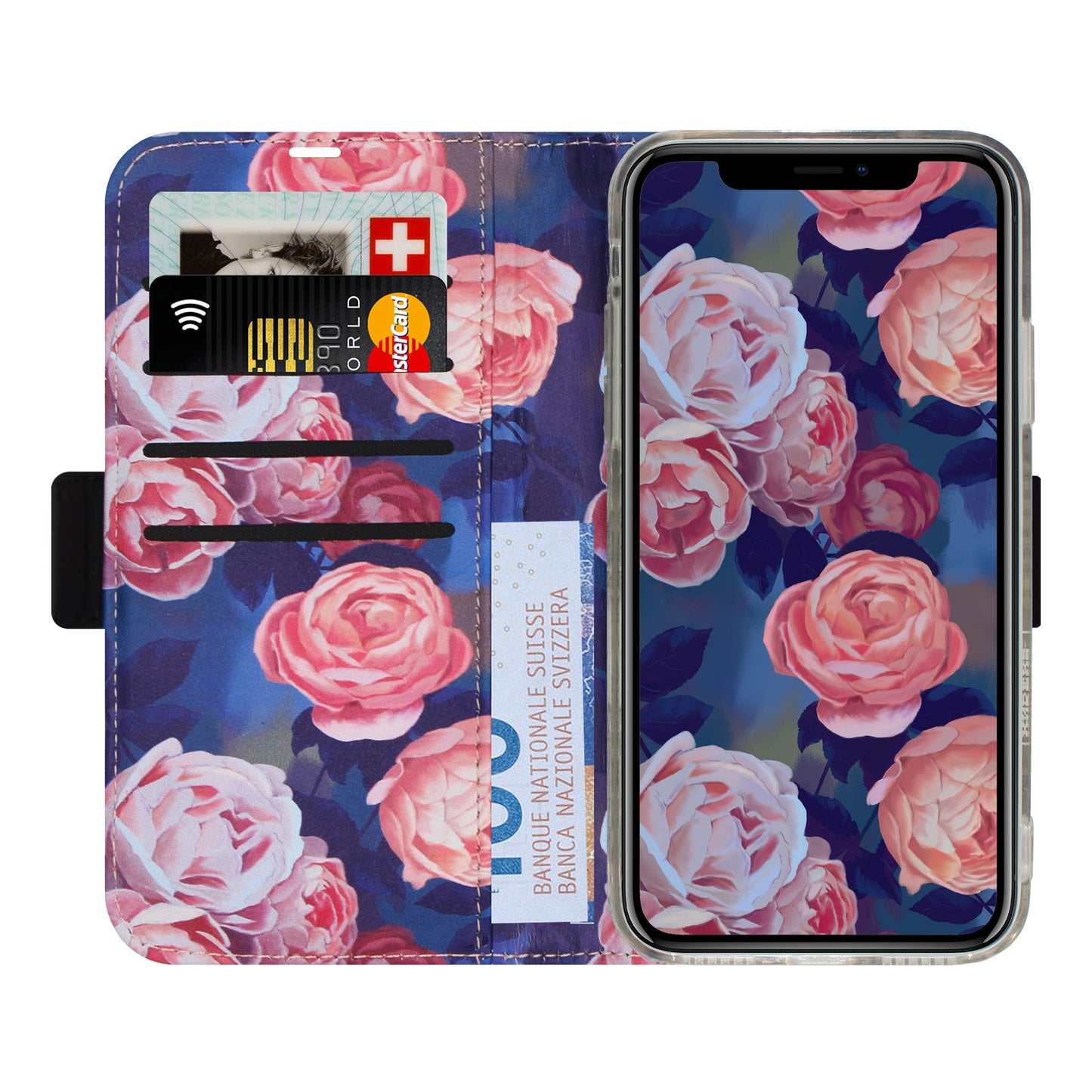 Coque Victor Roses roses pour iPhone 13 Pro