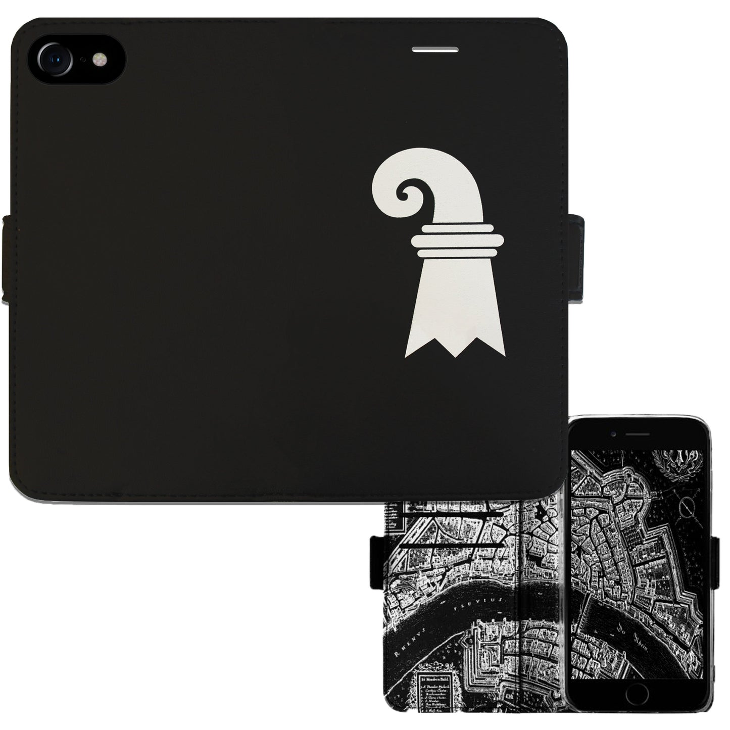 Baslerstab Negativ Victor Case für iPhone 6/6S/7/8/SE 2/SE 3