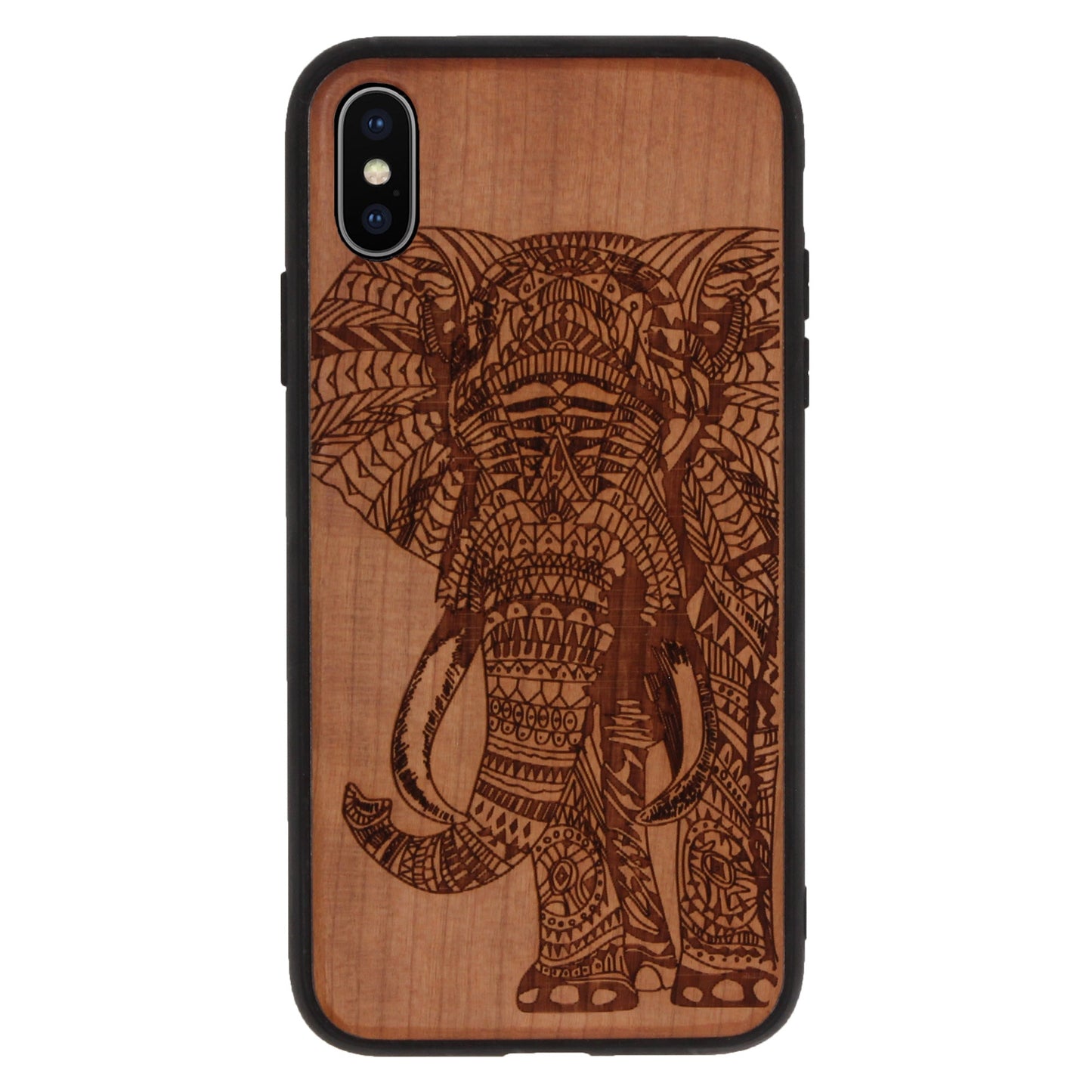 Elefant Eden Case aus Kirschholz für iPhone und Samsung