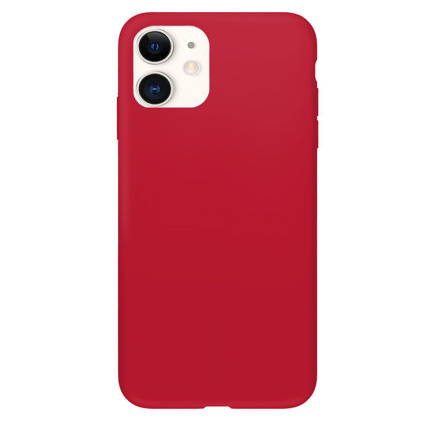 Carmine silicone case for iPhone and Samsung