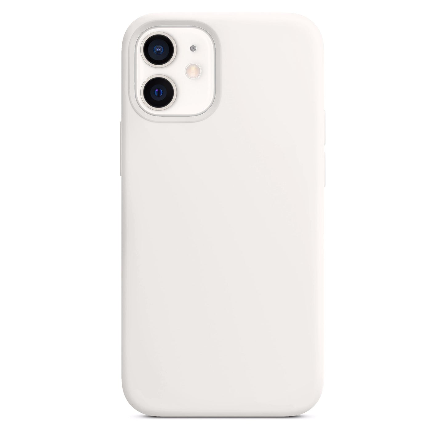 Coque en silicone blanche pour iPhone et Samsung