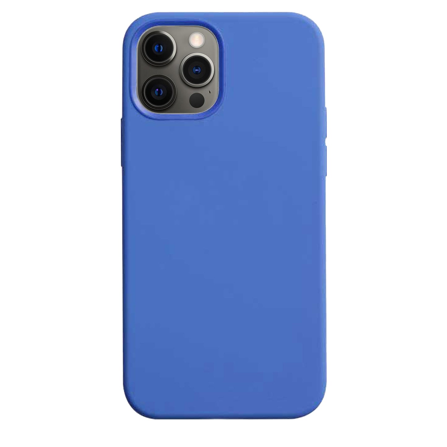 Coque en silicone bleu Capri pour iPhone