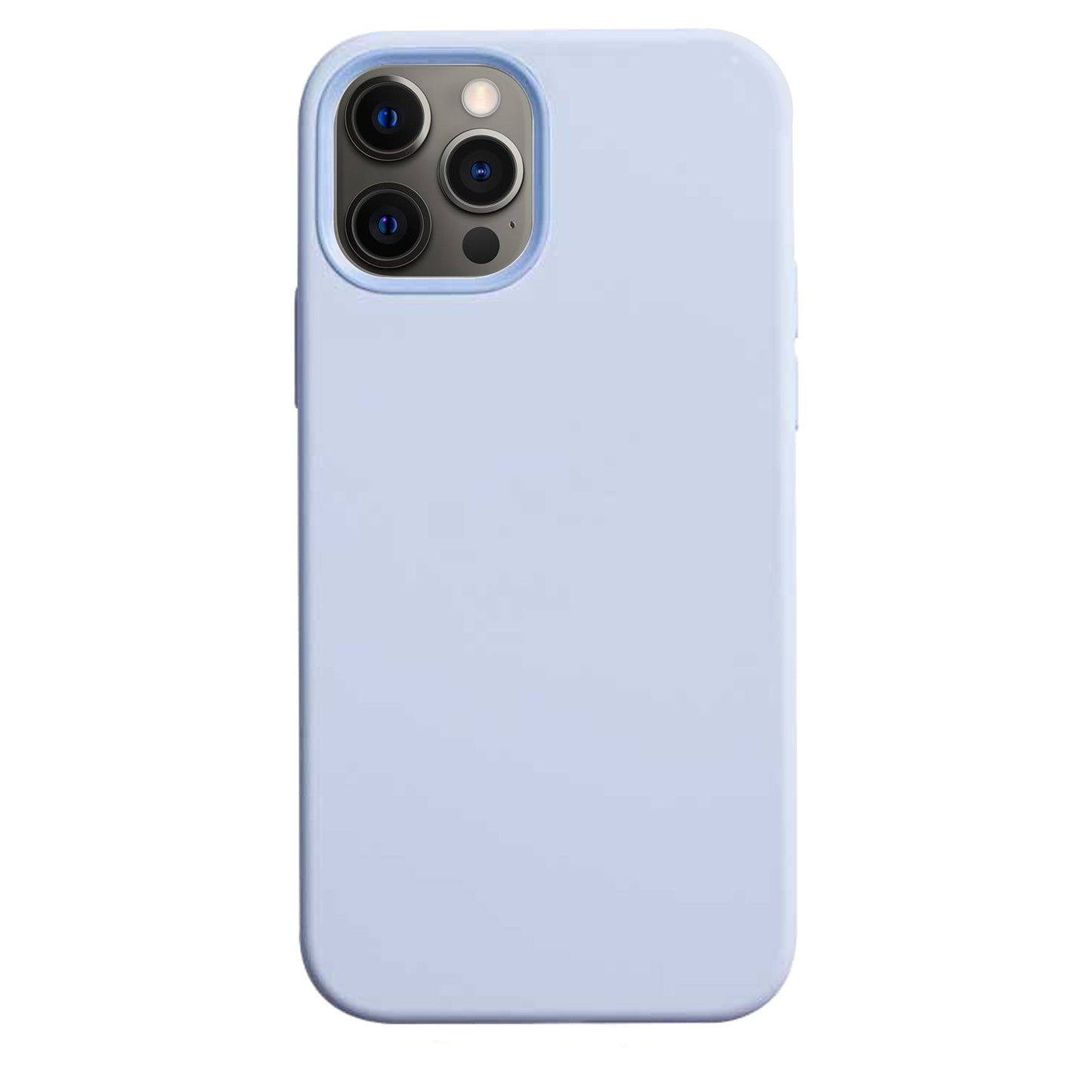 Coque en silicone bleu nuage pour iPhone