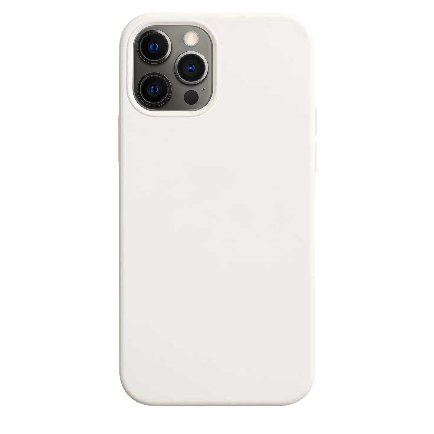 White silicone case for iPhone and Samsung