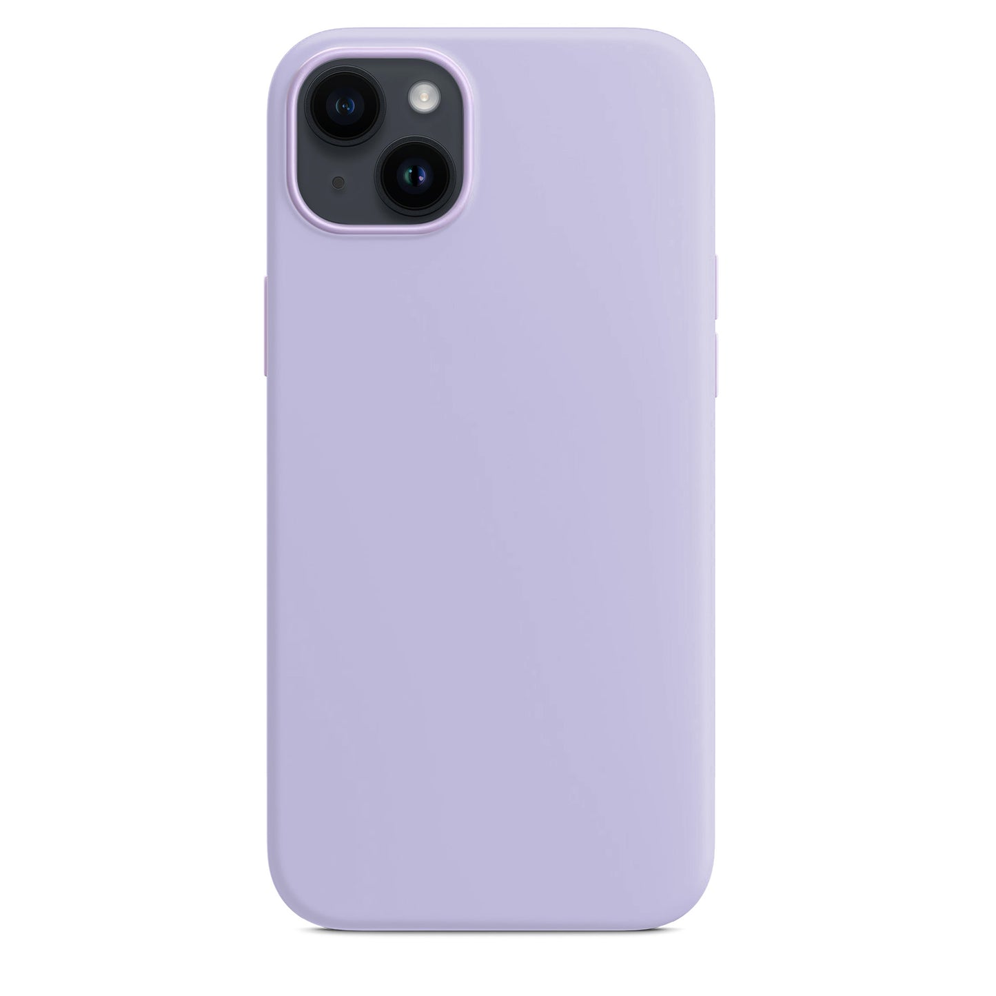 Coque en silicone lilas pour iPhone