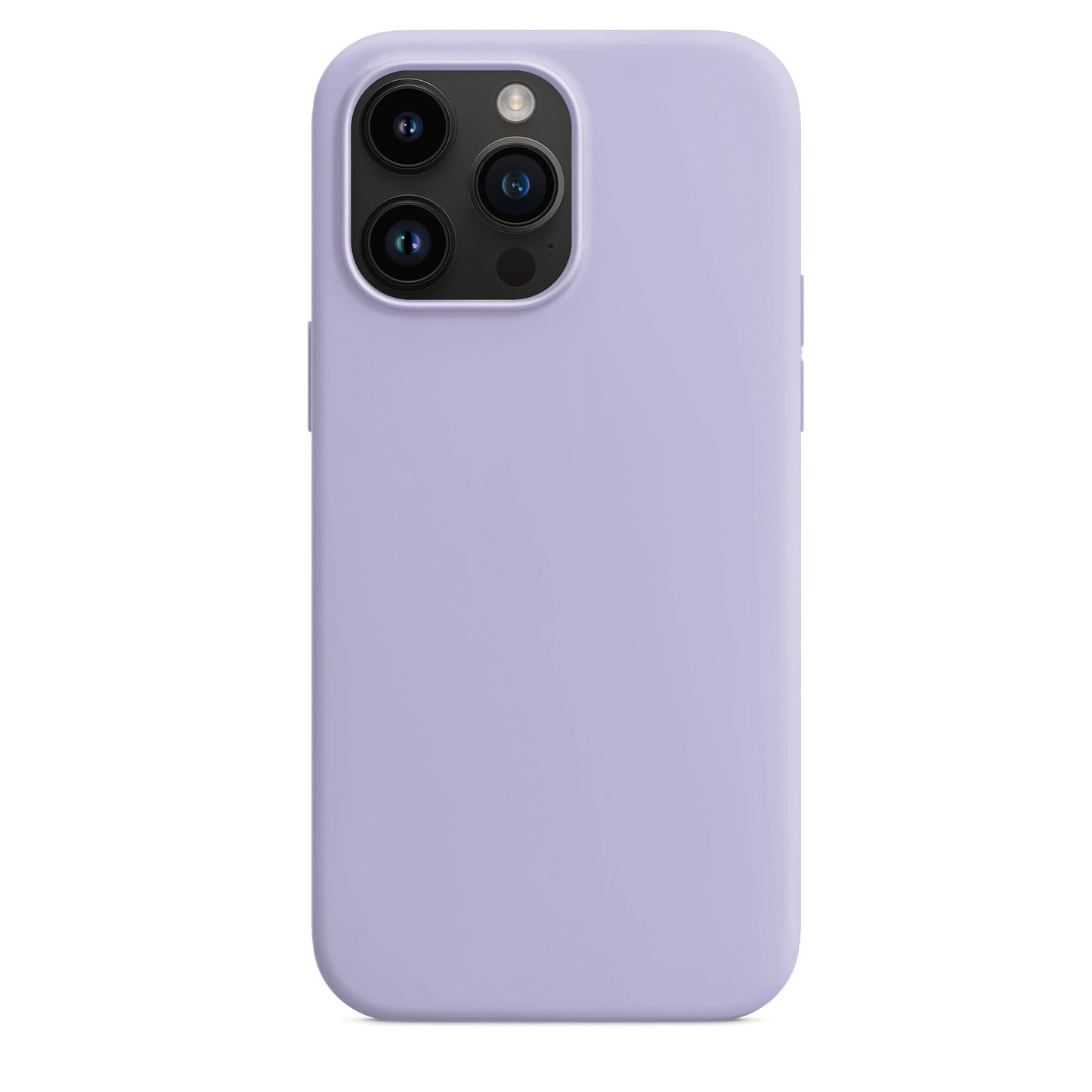Coque en silicone lilas pour iPhone