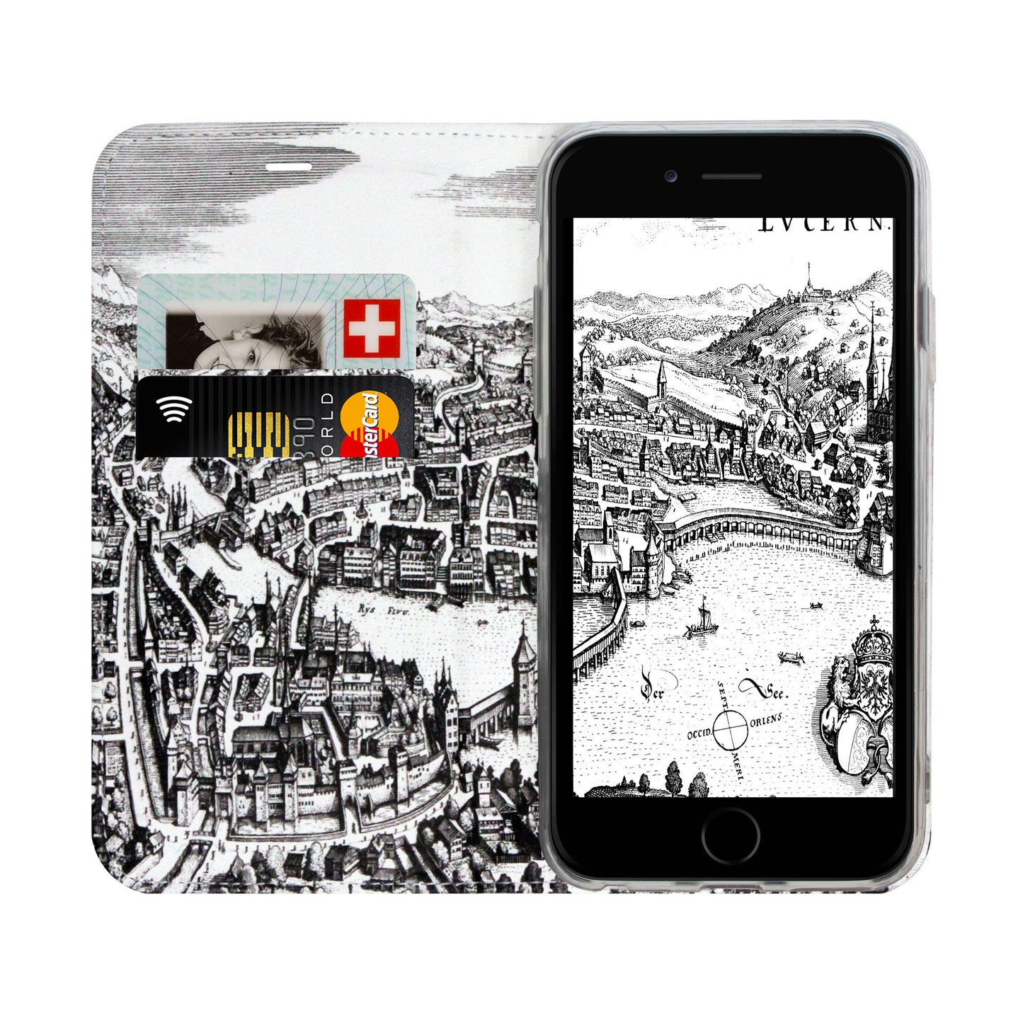 Coque Lucerne Merian Panorama pour iPhone 6/6S/7/8/SE 2/SE 3