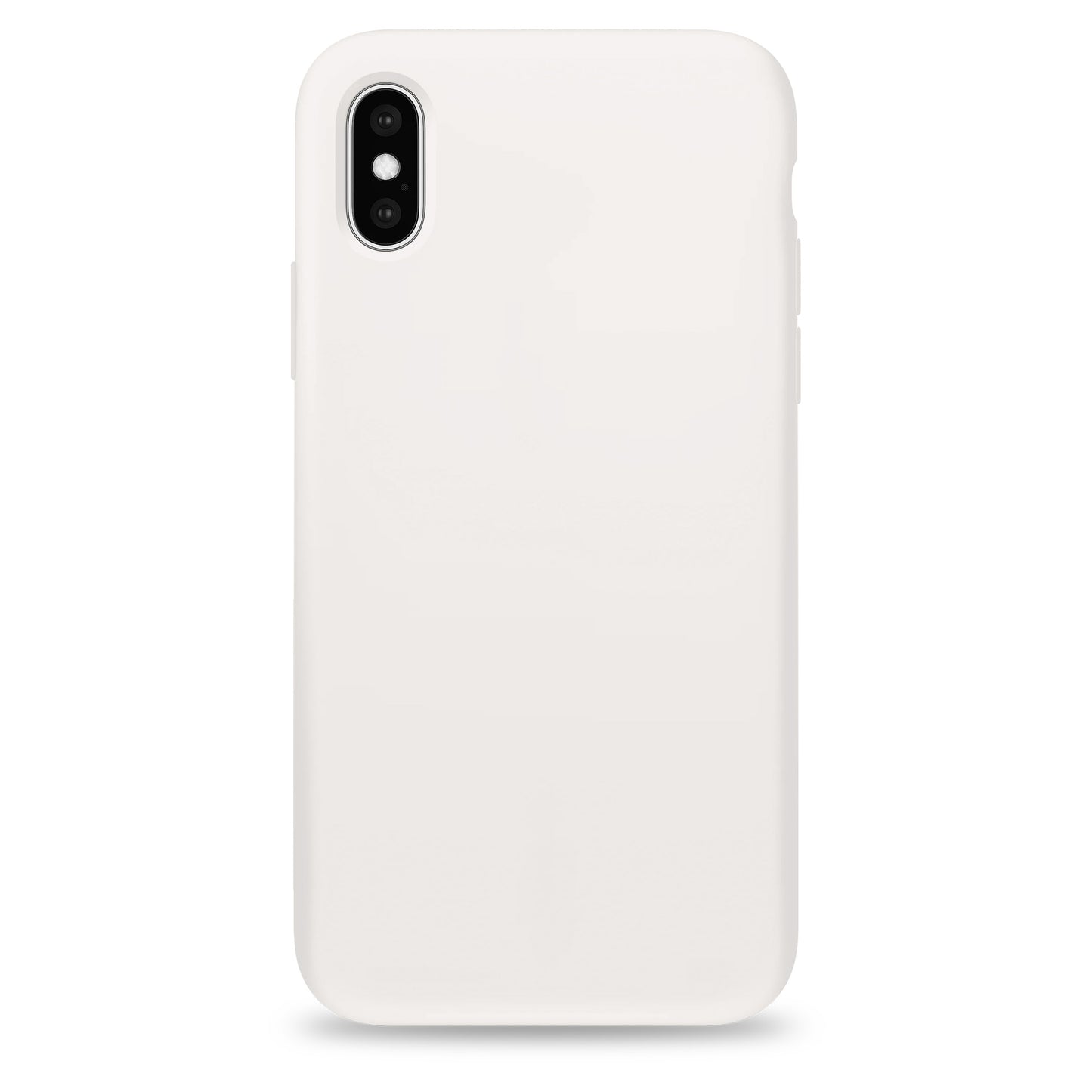 White silicone case for iPhone and Samsung