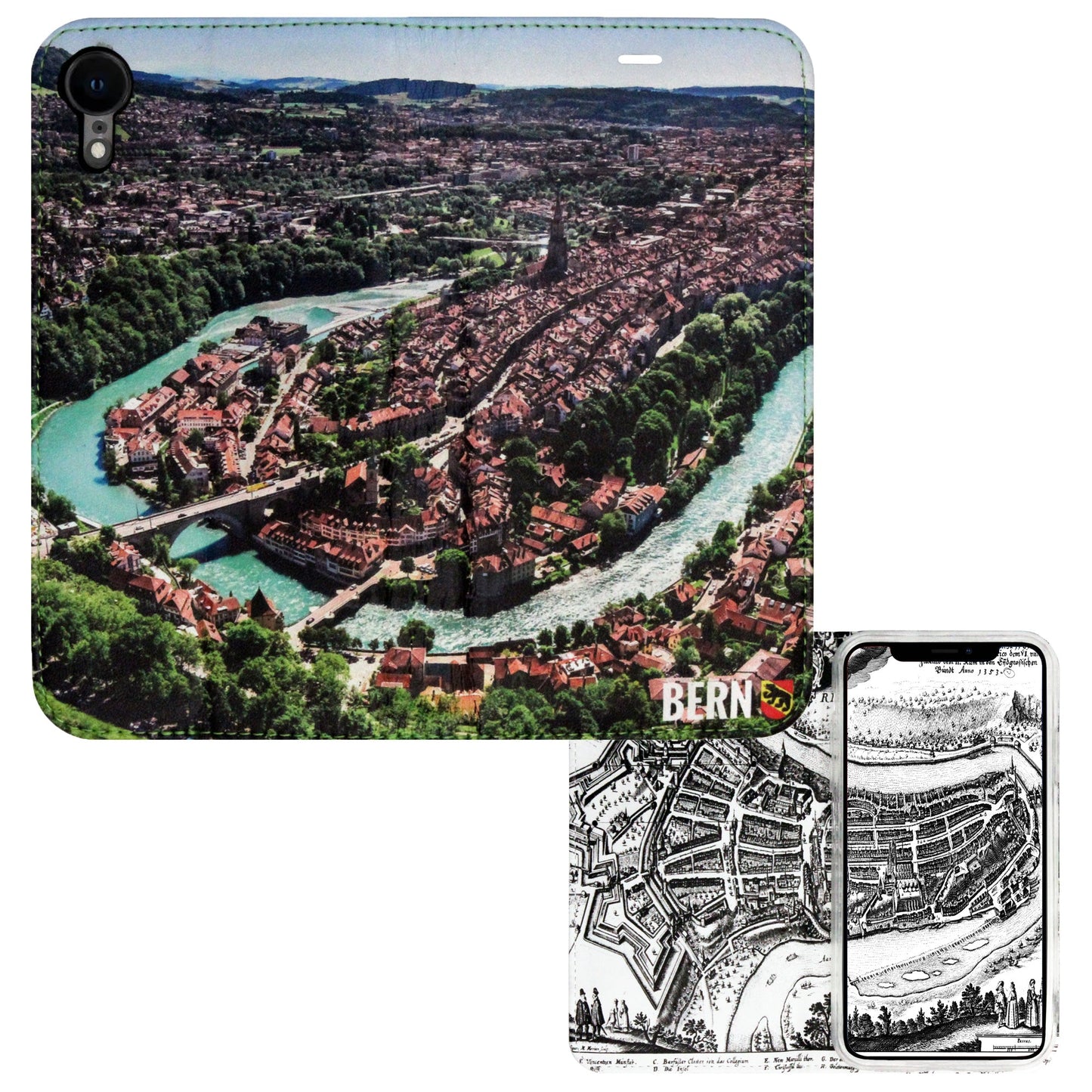 Bern City Panorama Case das iPhone XR