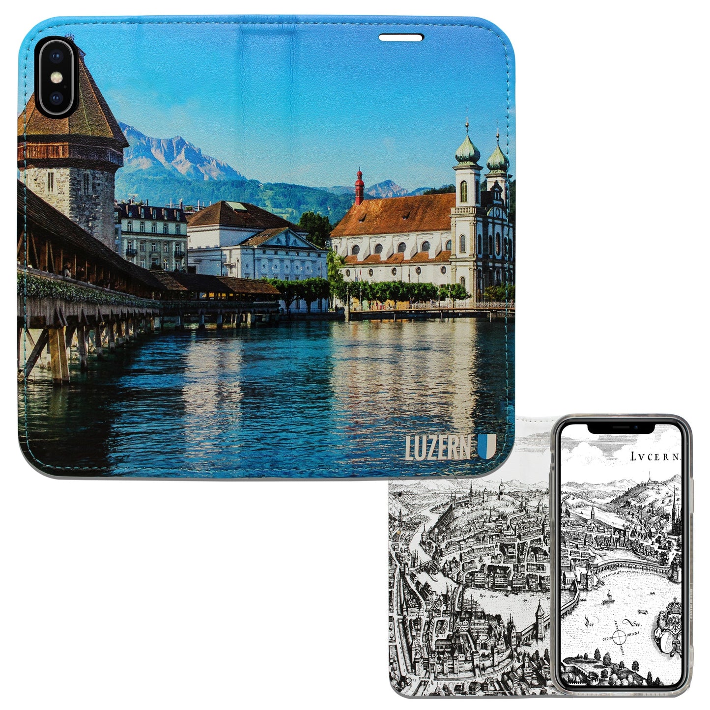 Luzern City Panorama Case für iPhone XS Max