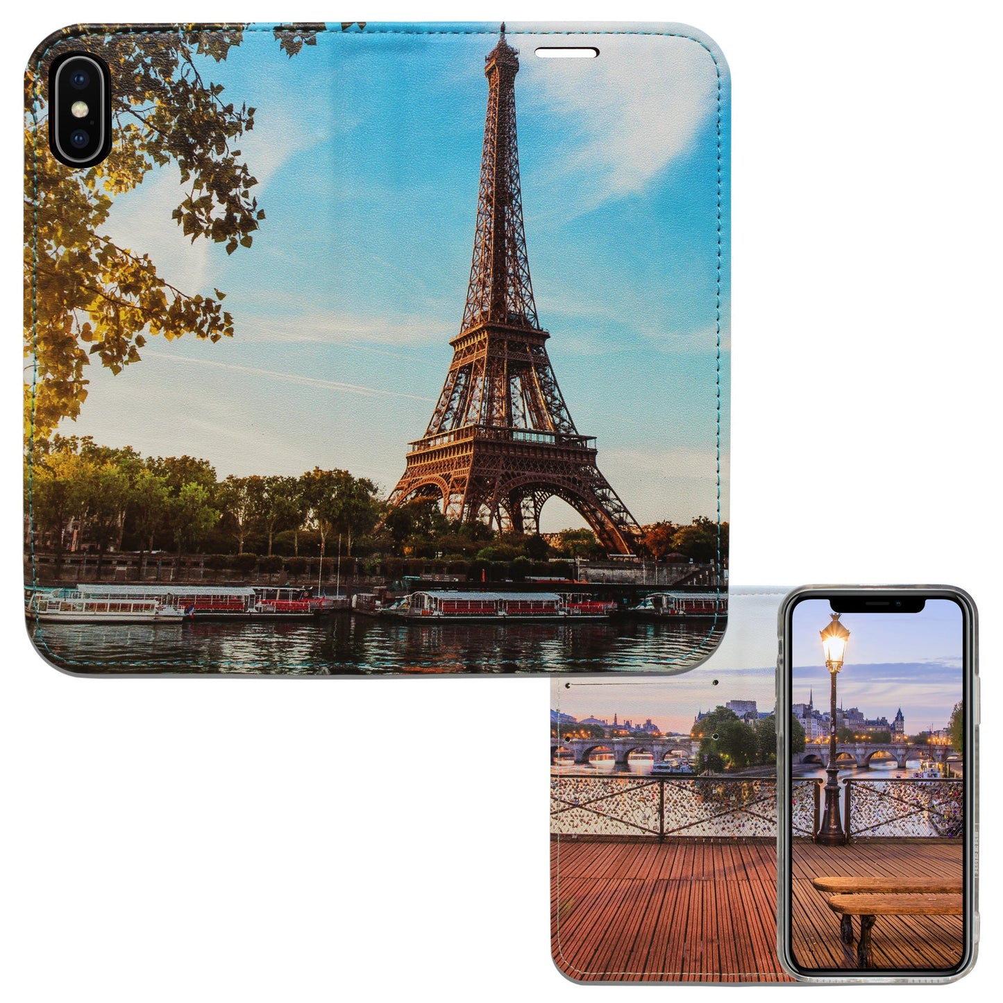 Paris City Panorama Case für iPhone X/XS