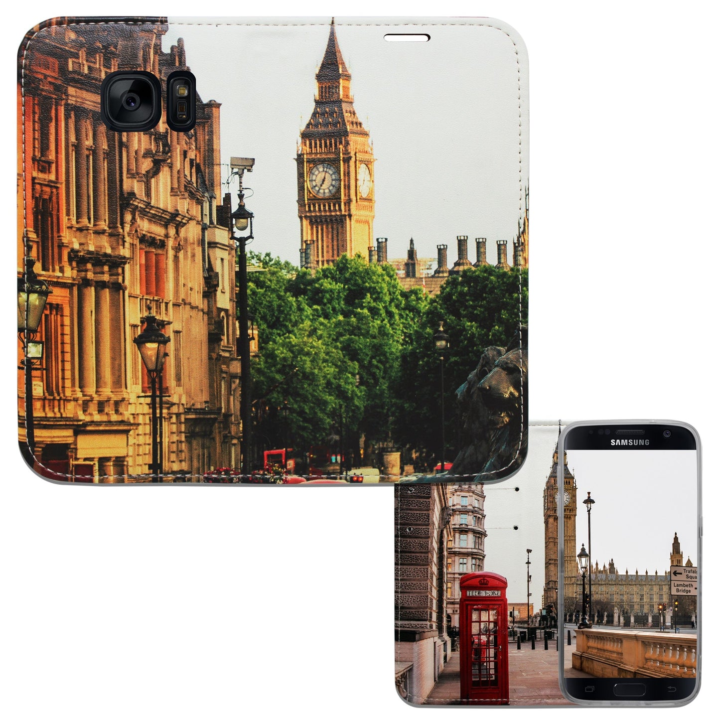 Coque panoramique London City pour Samsung Galaxy S7